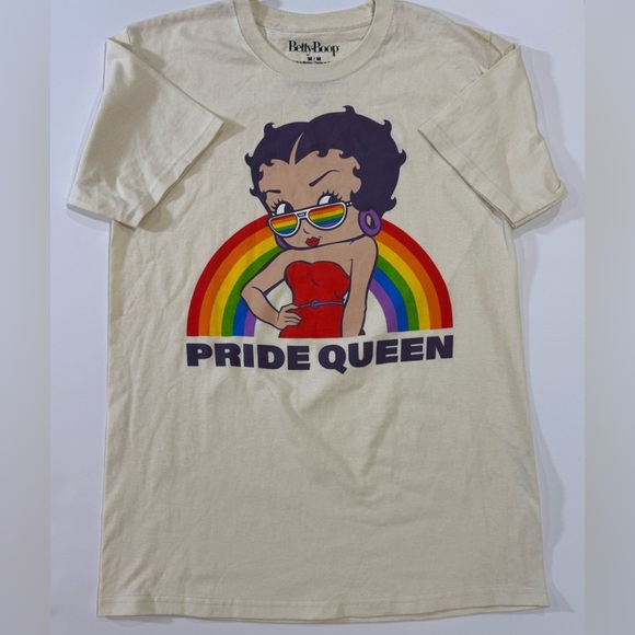 Betty Boop Other - Betty Boop Pride Queen T Shirt Medium Rainbow Graphic Tee